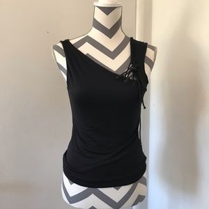 True vintage black tank top